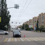 Наезд на пожилую женщину на зебре